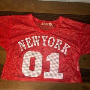 NEW YORK CROP TOP M/L